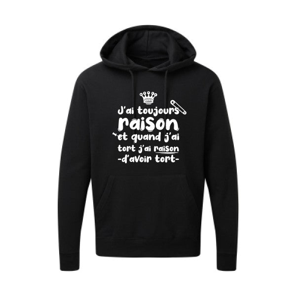 J'ai toujours raison Blanc SG - Hooded Sweatshirt Sweat capuche