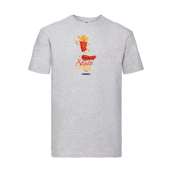 SKATE Fruit of the loom 205 g/m² T-shirt/ heather grey