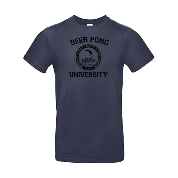 Beer PongFlex noir - E190 T-shirt|Navy Blue||2XL