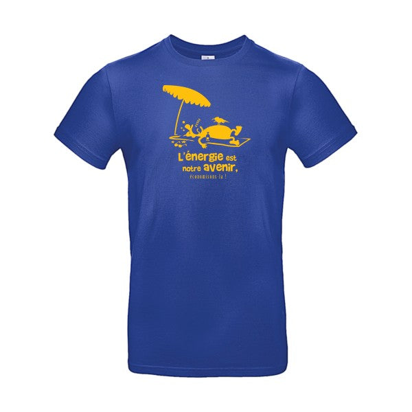 l'énergie est notre avenirFlex jaune or- T-shirt E190|Cobalt Blue||2XL