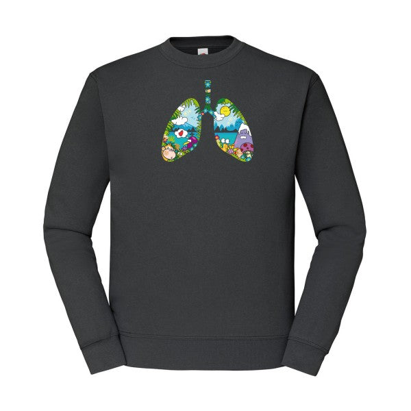 happy lungs Fruit of the loom 280 g/m² Sweat shirt