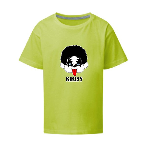 KIKISS SG - Kids T-shirt enfant Lime Taille 152 (11-12/2XL)