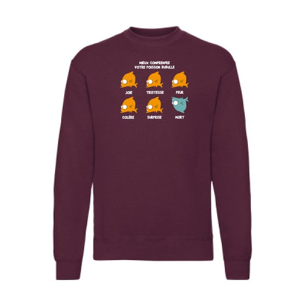 Mieux comprendre votre poisson bubulle Fruit of the loom 280 g/m² Sweat shirt