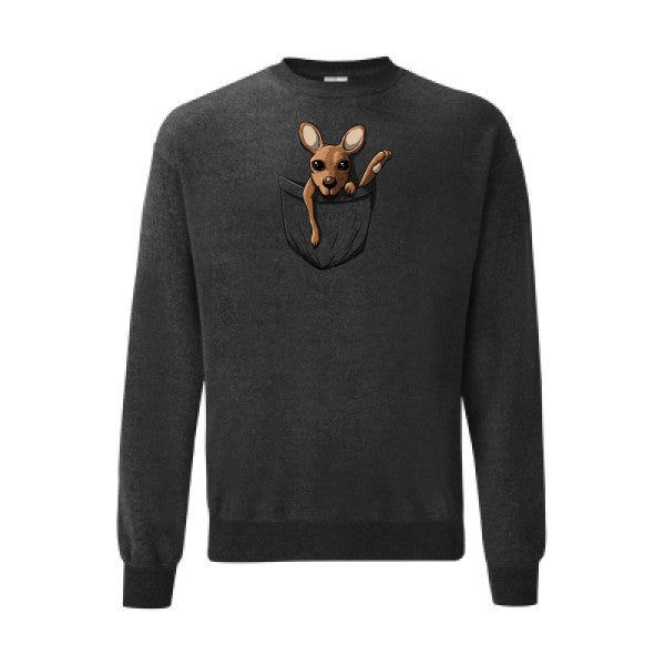 Dans la poche Fruit of the loom 280 g/m² Sweat shirt