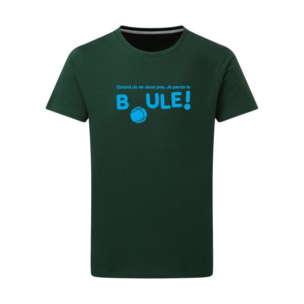 Perdre la boule ! - Flex bleu clair Tshirt original Bottle Green  2XL