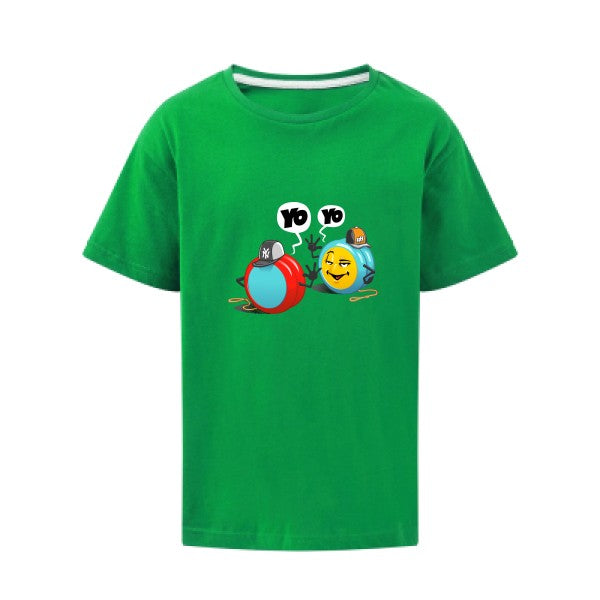 Yo Yo SG - Kids T-shirt enfant Kelly Green Taille 140 (9-10/XL)