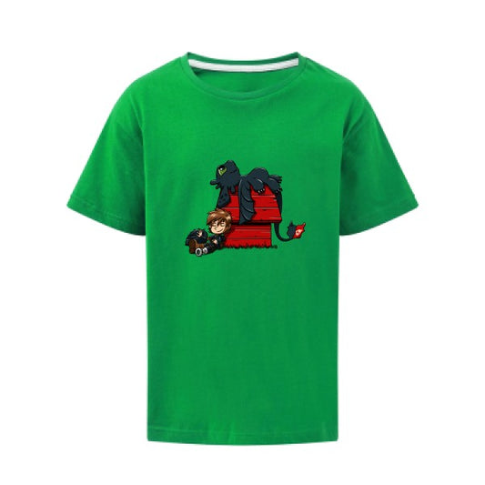 Dragon Peanuts SG - Kids T-shirt enfant Kelly Green Taille 140 (9-10/XL)