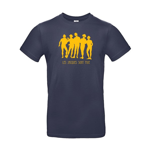 Les Jacques sont FiveFlex jaune or- T-shirt E190|Navy Blue||2XL