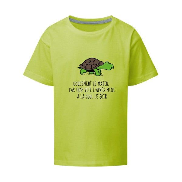 Doucement SG - Kids T-shirt enfant Lime Taille 152 (11-12/2XL)