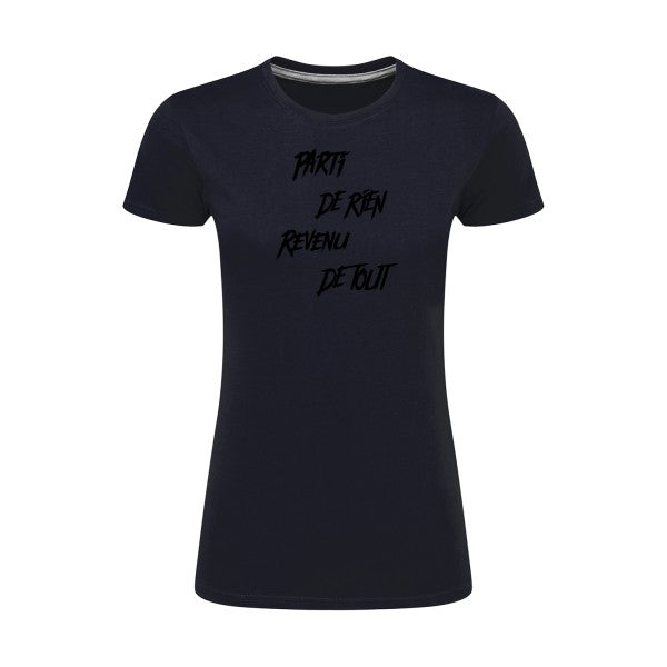 Parti de rien Noir |T shirt original femme|SG