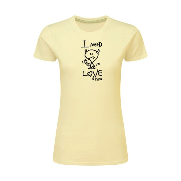 LOVER | Noir |T shirt original femme|SG