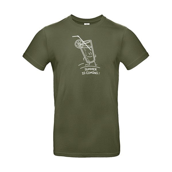 Summer is coming !Flex Blanc - E190 T-shirt|Urban Khaki||2XL