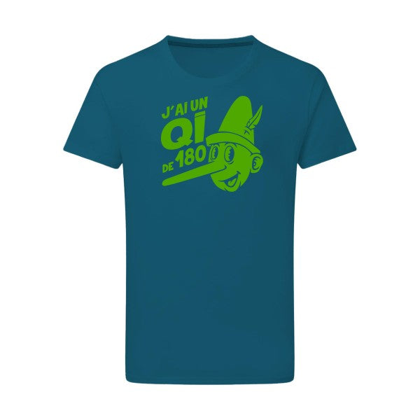 Quotient intellectuel - Flex Vert pomme Tshirt original Petrol  2XL