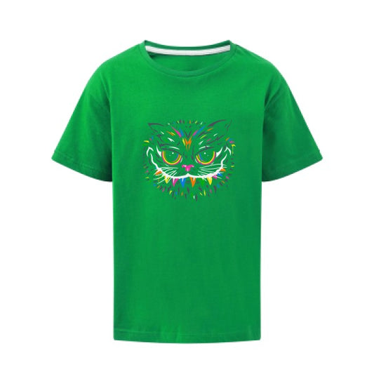 Le chat du Cheshire SG - Kids T-shirt enfant Kelly Green Taille 140 (9-10/XL)