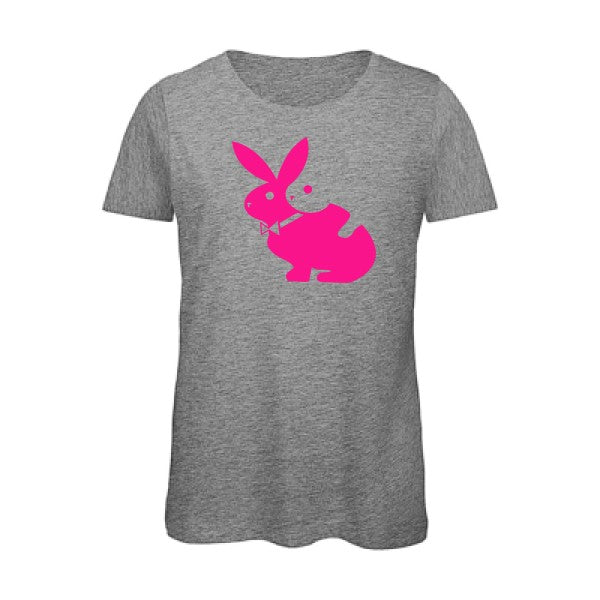 T shirt humour bio femme   femme bio|hot  Rose Fluo 