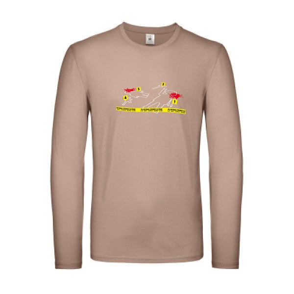 Playing crime scene B&C - E150 LSL T-shirt manches longues léger