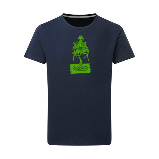 Y a-t-il une vie avant la mort ? - Flex Vert pomme Tshirt original Denim  XL