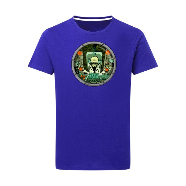 T-shirt homme Je suis un robot géant piloté par un savant fou - T-shirt science-fiction Royal Blue 5XL