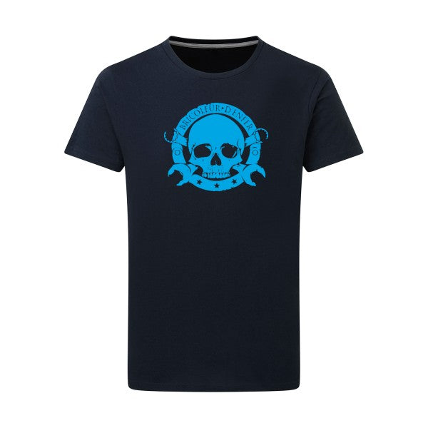 bricoleur d'enfer - Flex bleu clair Tshirt original Navy  5XL