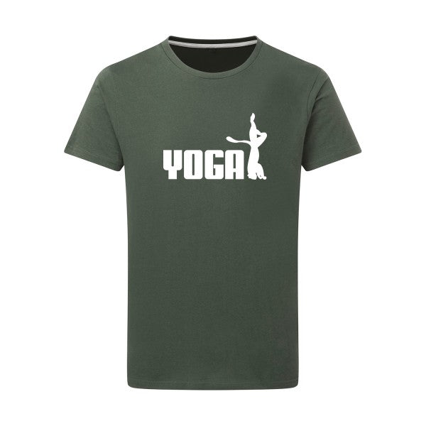 YOGA Blanc -Flex Blanc sur T-shirt SG  Thyme  2XL