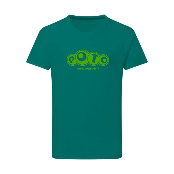 Poto vert pomme -Flex vert pomme sur T-shirt SG  Emerald Green  2XL