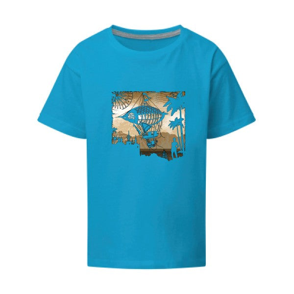 Carnet de voyage SG - Kids T-shirt enfant Turquoise Taille 152 (11-12/2XL)