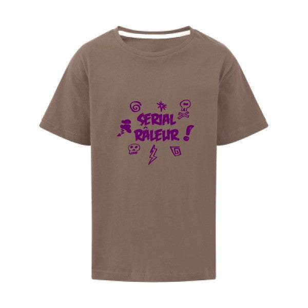 Serial râleur Flex Violet SG - Kids T-shirt enfant Deep Taupe Taille 128 (7-8/L)