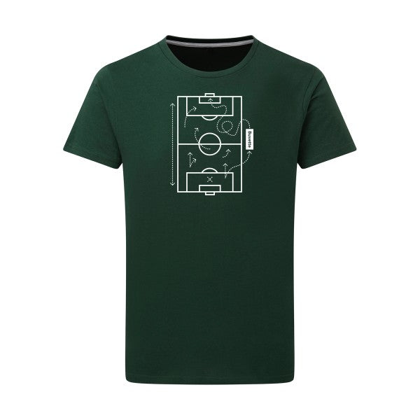 Tactique secrète Blanc -Flex Blanc sur T-shirt SG  Bottle Green  2XL