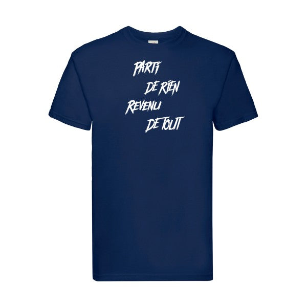 T-shirt|Parti de rien |Blanc |Fruit of the loom 205  G