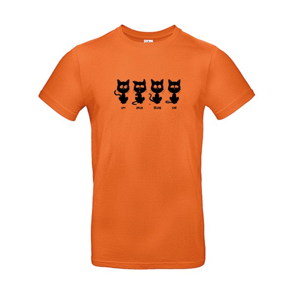 un deux trois cat Flex noir |E190 T-shirt|Urban Orange||2XL