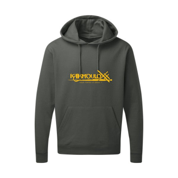 KAAMOULOXX ! jaune Or |Sweat capuche imprimé homme