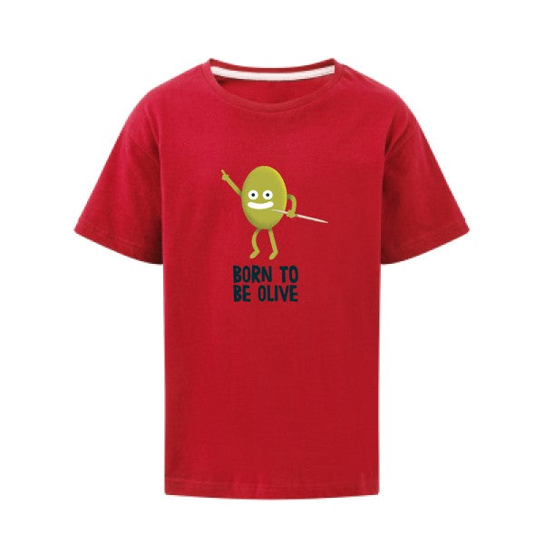 Born to be olive SG - Kids T-shirt enfant Red Taille 152 (11-12/2XL)