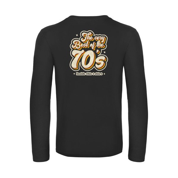 70s-t-shirt-manches-longues-original-humour -Black