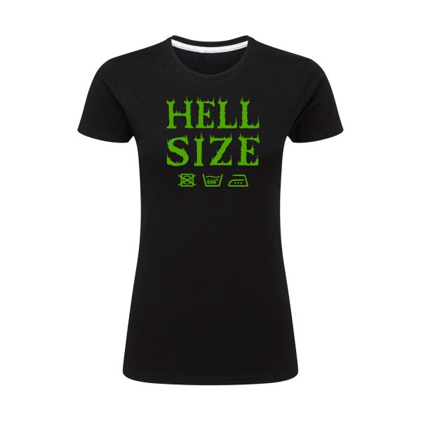 HELL SIZE ! Vert pomme |T shirt original femme|SG