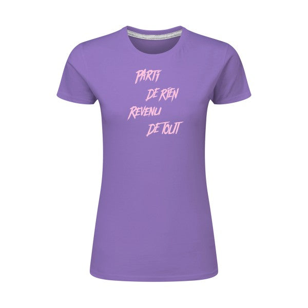 Parti de rien Rose |T shirt original femme|SG