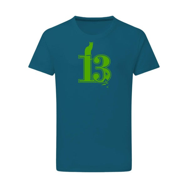 Superstition vert pomme -Flex vert pomme sur T-shirt SG  Petrol  2XL