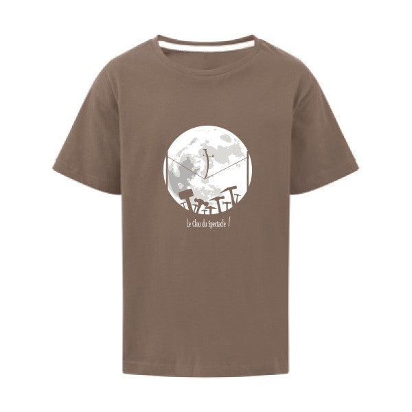 le clou du spectacle SG - Kids T-shirt enfant Deep Taupe Taille 128 (7-8/L)