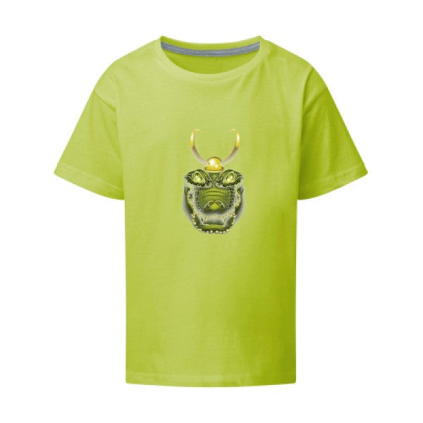 Alligator smile SG - Kids T-shirt enfant Lime Taille 152 (11-12/2XL)