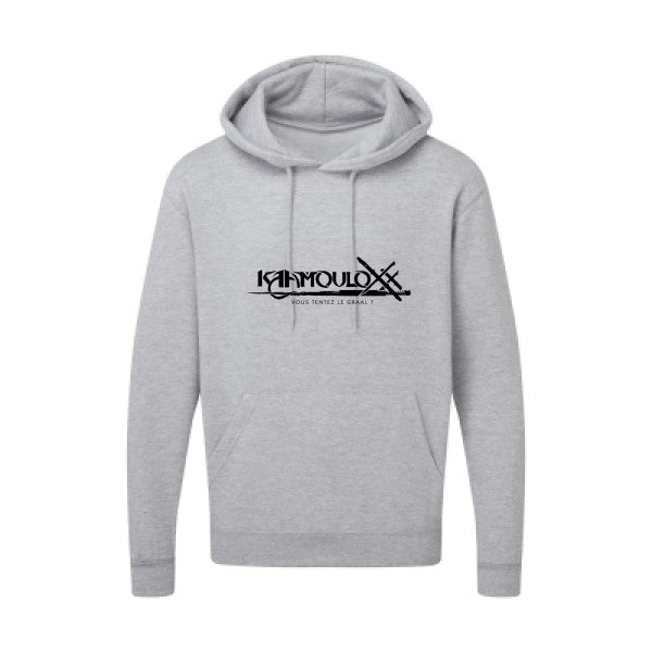 KAAMOULOXX ! Noir |Sweat capuche imprimé homme