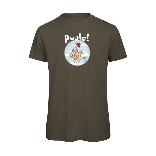 Poule-! - t-shirt original Khaki Green