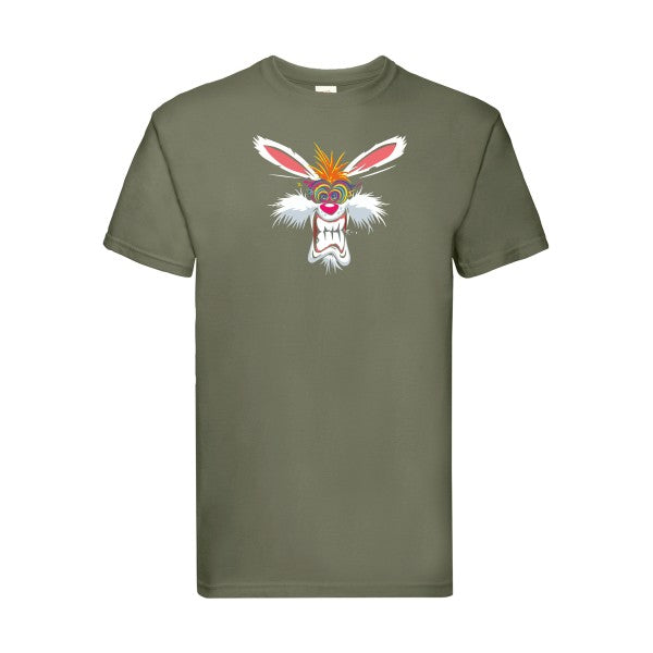 Rabbit  Fruit of the loom 205 g/m² T-shirt/ classic olive