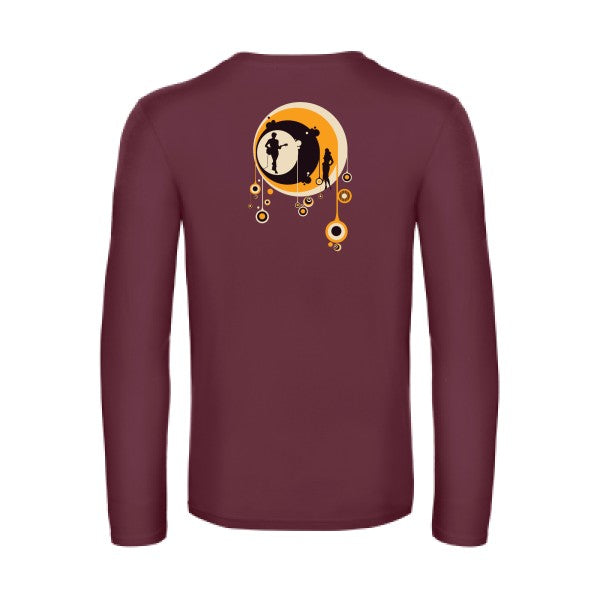 70-s-t-shirt-manches-longues-original-humour -Burgundy