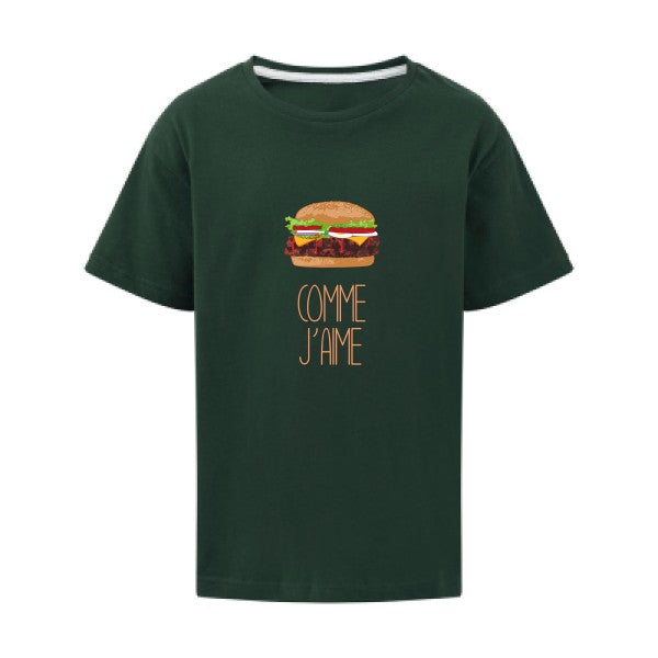 Comme j'aime SG - Kids T-shirt enfant Bottle Green Taille 152 (11-12/2XL)