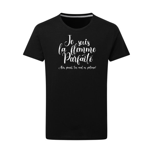 La flemme parfaite - Flex Blanc Tshirt original Dark Black  4XL