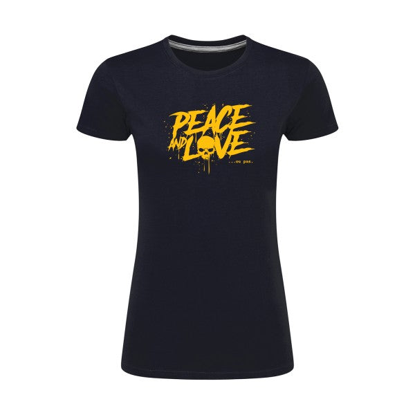 Peace or no peace  |jaune Or |T shirt original femme|SG