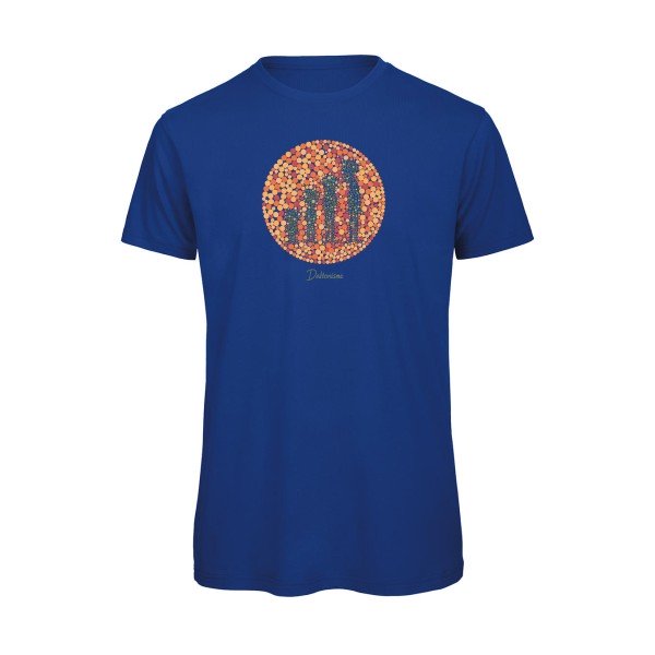 T-shirt humour original Daltonisme T Shirt couleur Royal Blue