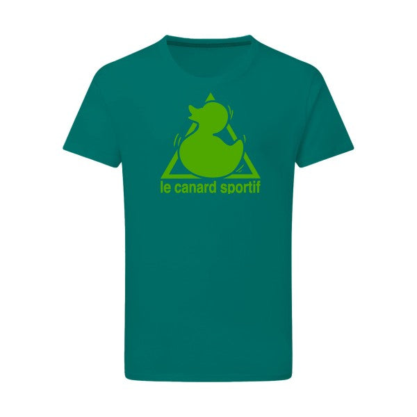 Canard Sportif vert pomme -Flex vert pomme sur T-shirt SG  Emerald Green  2XL