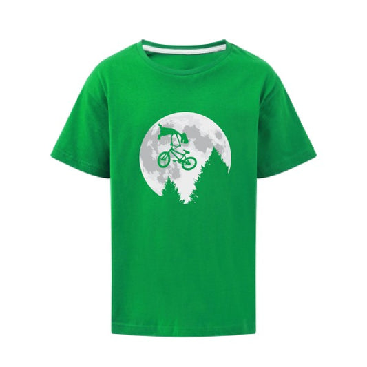 E.T. flip back SG - Kids T-shirt enfant Kelly Green Taille 140 (9-10/XL)