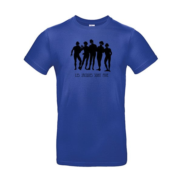 Les Jacques sont FiveFlex noir- T-shirt E190|Cobalt Blue||2XL