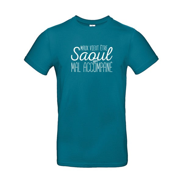 Maux vieut être SaoulFlex Blanc - E190 T-shirt|Diva Blue||2XL